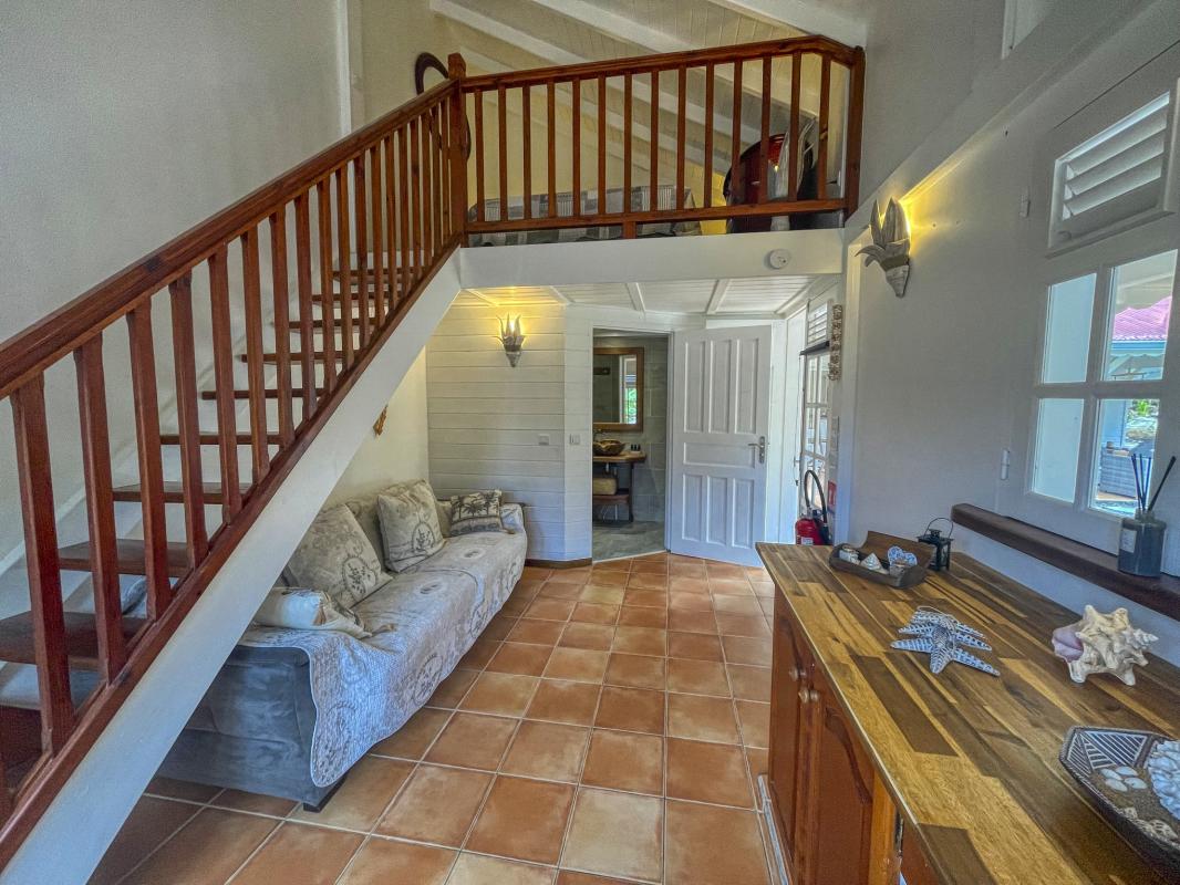 42. Location villa piscine proche plage Deshaies Guadeloupe_Chambre 2
